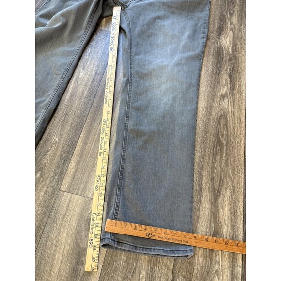 LEVI'S 541 MENS PLUS SIZE DENIM JEANS STRETCH TAPERED LEG GRAY SIZE 48X36 - Picture 7 of 12